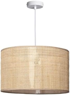 Migliori lampade a sospensione in rattan naturale per soggiorno boho chic