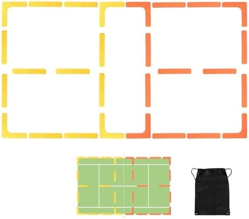 Migliori marcatori portatili antiscivolo per campi da pickleball