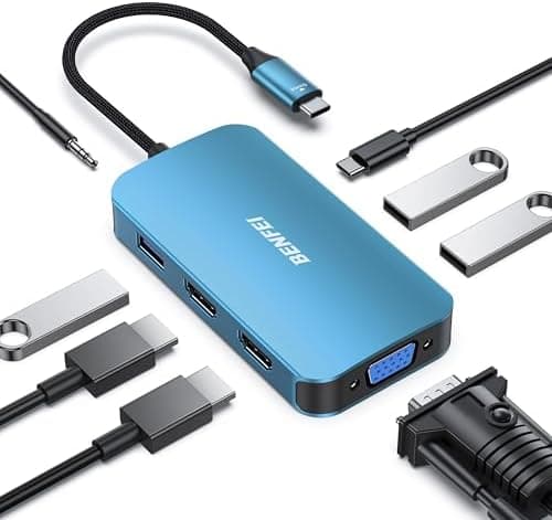 Migliori hub USB-C con HDMI 2.1 per laptop da gaming con triplo monitor 4K