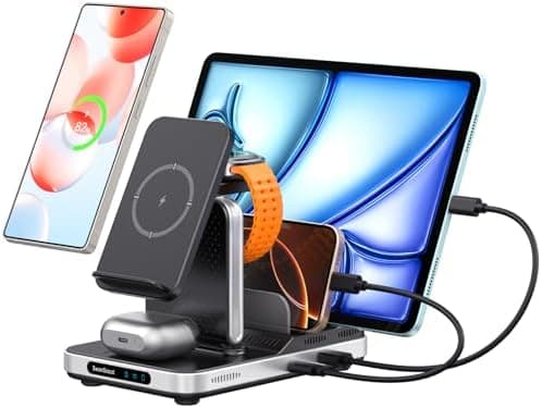 Migliori stazioni di ricarica wireless con organizer cavi per scrivania home office