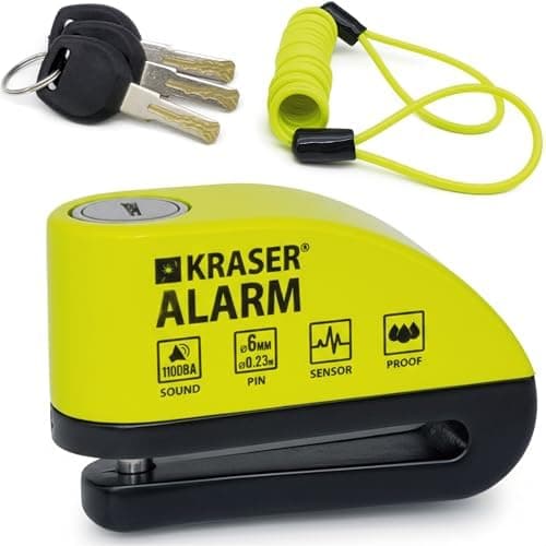 Migliori bloccadisco per moto con allarme sonoro potente 110dB impermeabili