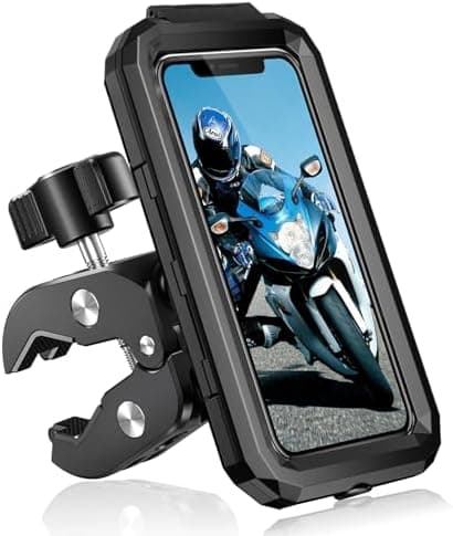 Migliori porta smartphone da moto impermeabili con antivibrazione per viaggi lunghi sotto la pioggia