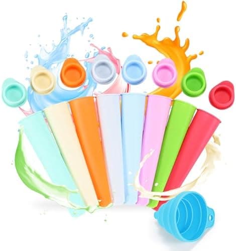Migliori stampi in silicone per ghiaccioli riutilizzabili con tappo salvagoccia