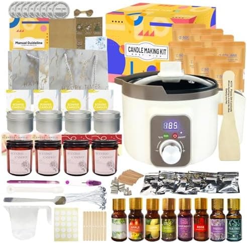 Migliori kit per creare candele artigianali in cera d'api per principianti