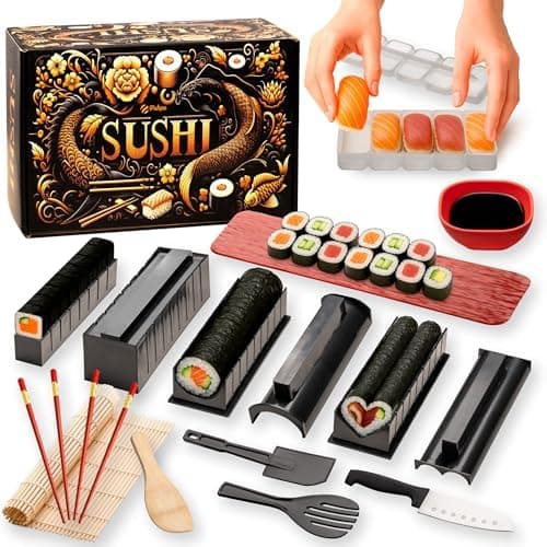 Migliori kit sushi fai da te per bambini con stampi a forma di palla e bacchette per feste di compleanno