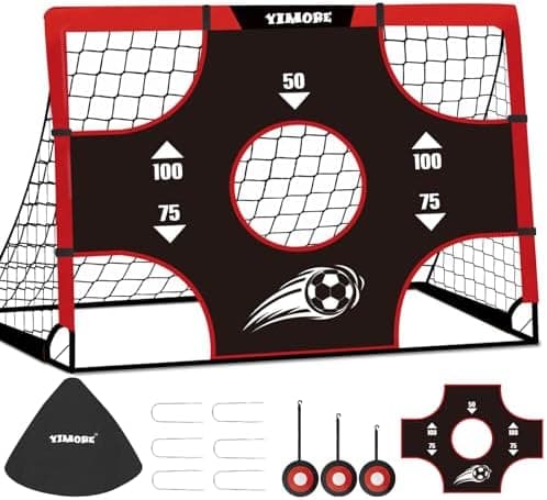 Rete rebounder pieghevole per allenamento individuale calcio e pallavolo