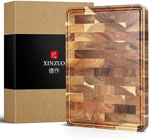 Migliori taglieri in legno con scanalatura per succhi e vassoio estraibile per cucine piccole