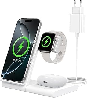 Migliori caricabatterie wireless 3 in 1 per auricolari true wireless con base multipla per viaggio