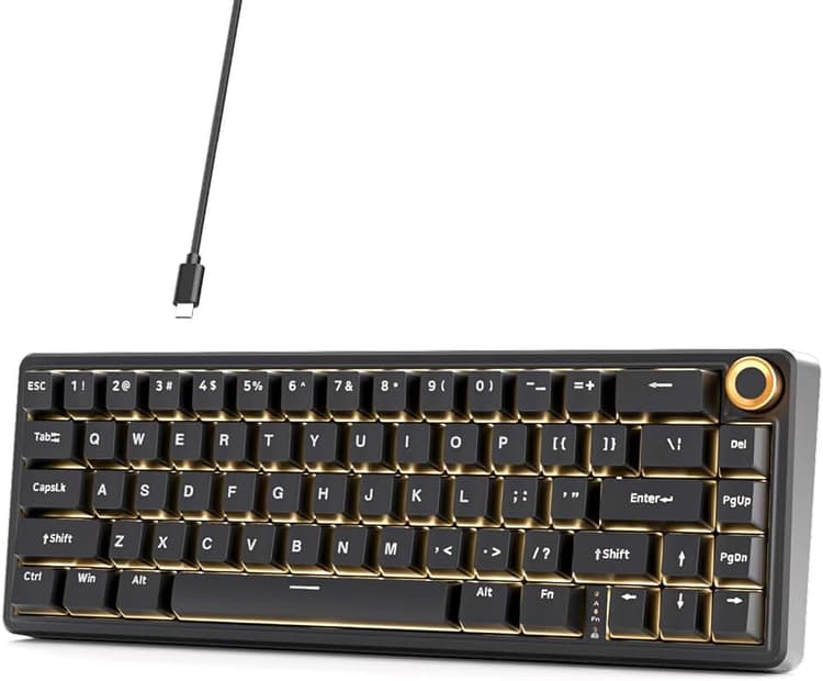 Migliori tastiere meccaniche wireless 60% hot-swap per programmatori Python