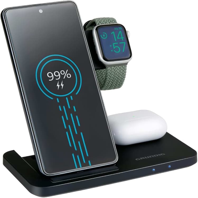 Migliori stazioni di ricarica wireless 3 in 1 per comodino con orologio led