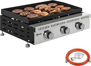 Migliori barbecue a gas portatili per balcone condominiale con 3 bruciatori
