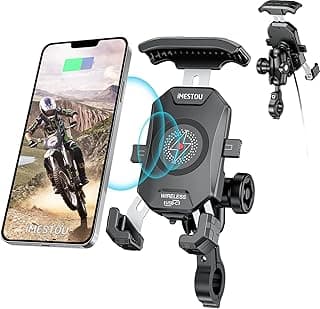Migliori caricabatterie wireless per moto con supporto antivibrazione impermeabili